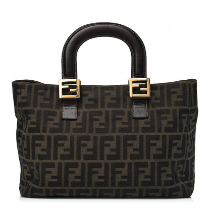 Fendi Zucca Small Holdall Tote Tobacco 1 of 13