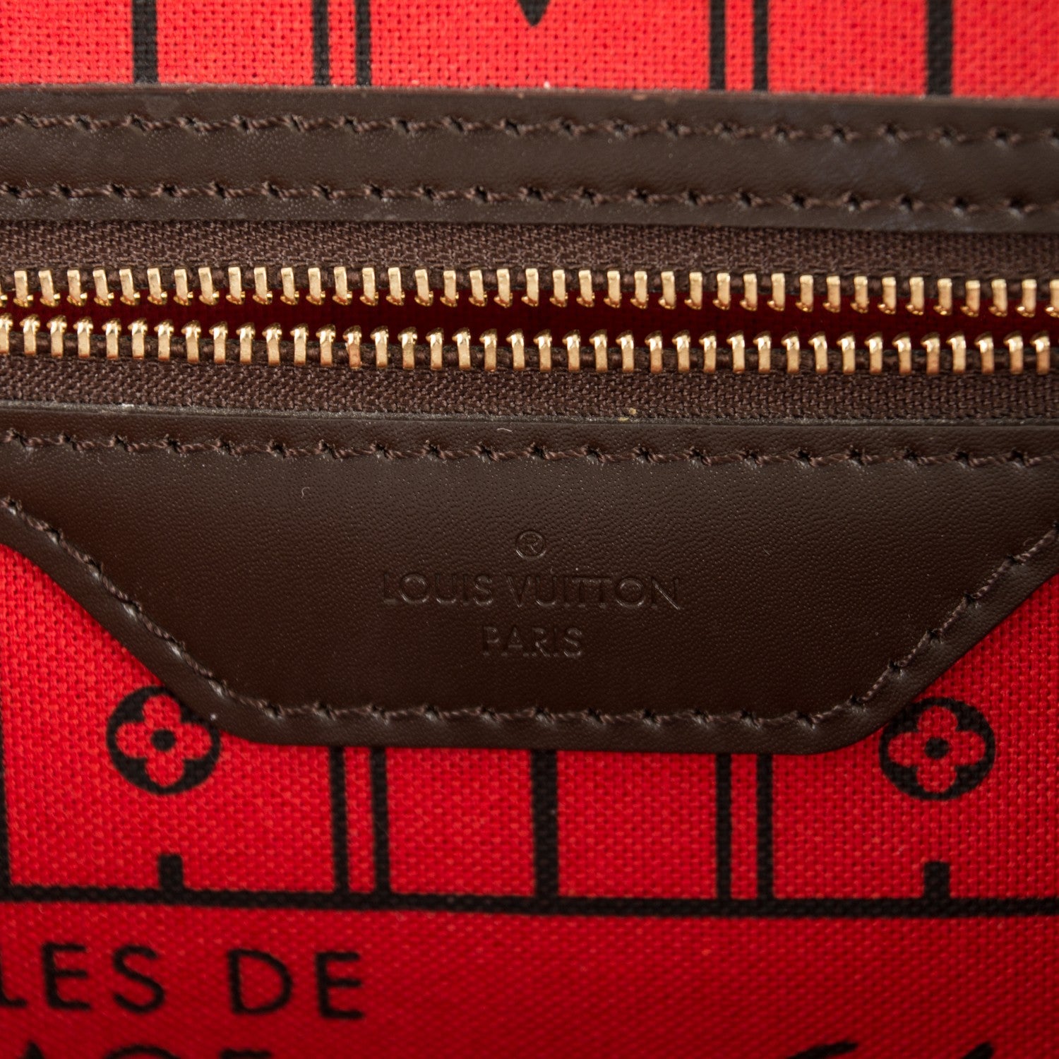 Louis Vuitton Damier Ebene Neverfull MM 6 of 8