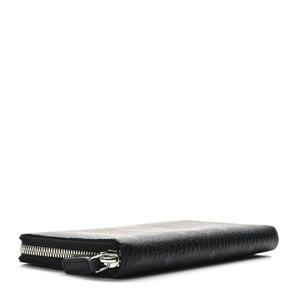 MCM Visetos Large Zip Around Wallet Black 4 of 7