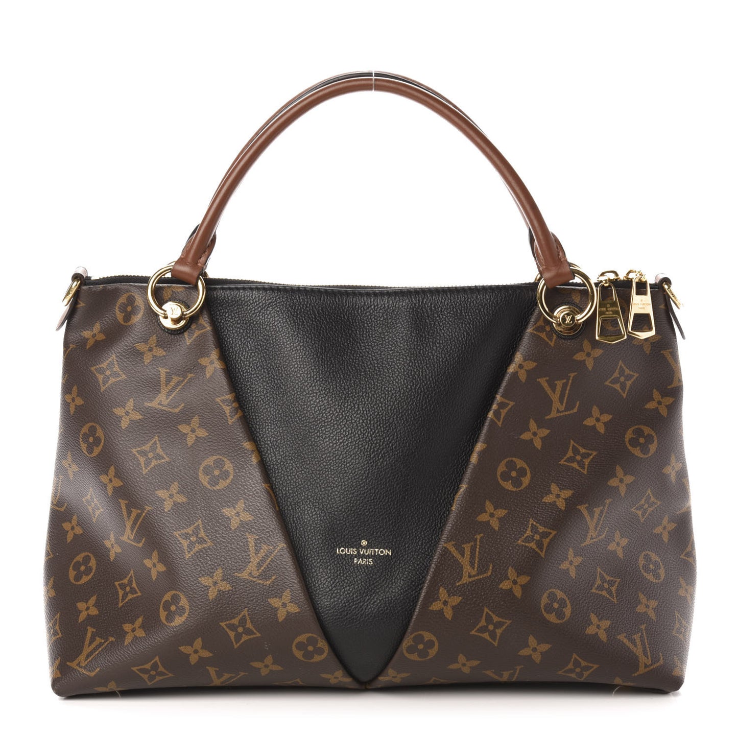 Monogram V Tote MM Black