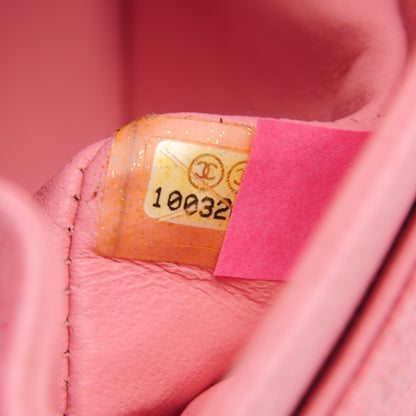 Chanel Caviar Quilted Medium Double Flap Pink 8 of 9