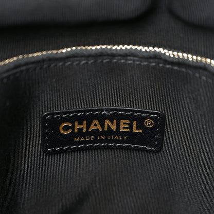 Chanel Aged Calfskin Quilted Large 31 Shopping Bag Beige Black 6 of 10