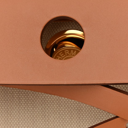 Hermes Vache Hunter Criss Viking Herbag Zip Retourne 31 PM Ecru Beige Naturel 12 of 13