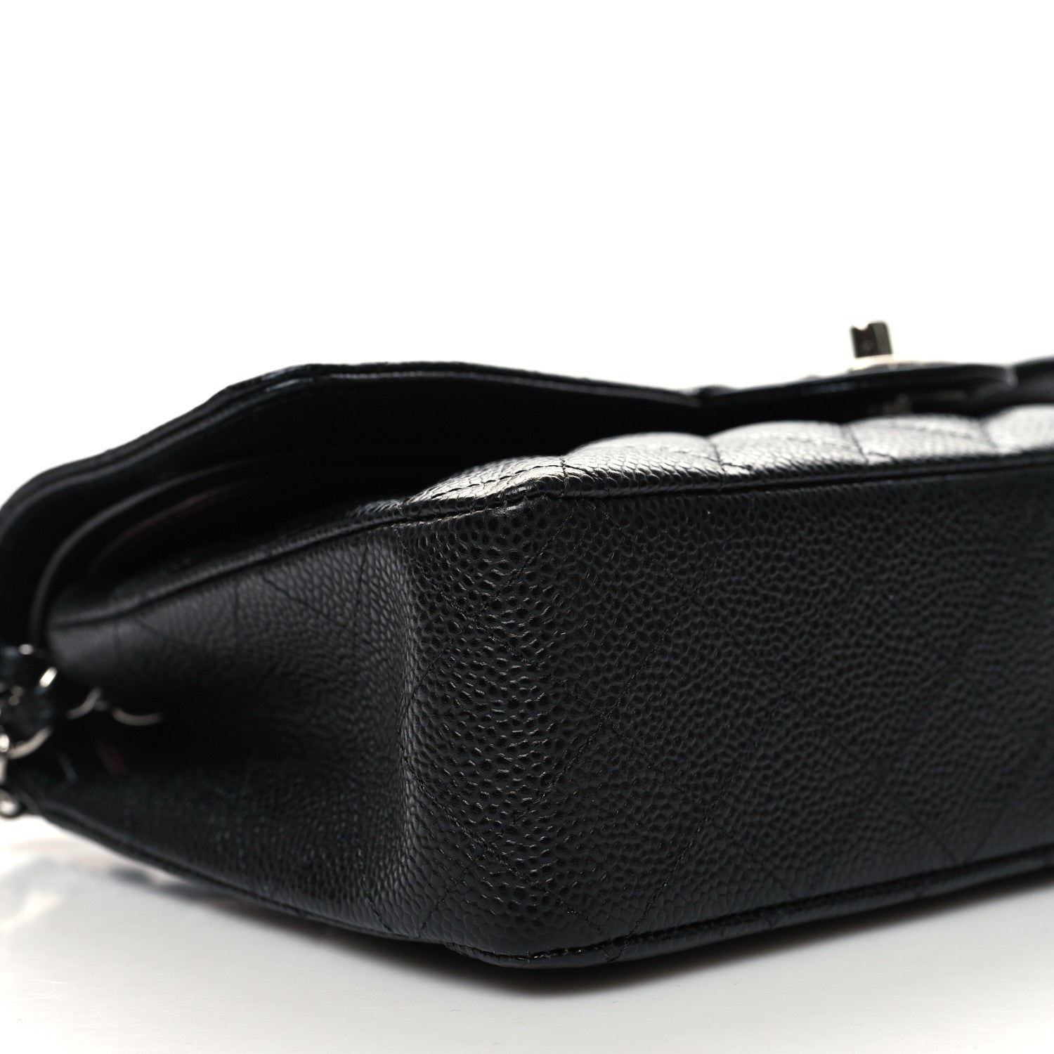Chanel Caviar Quilted Medium Double Flap Black 9 of 10