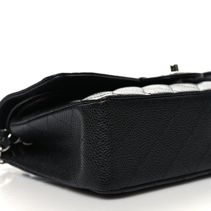 Chanel Caviar Quilted Medium Double Flap Black 9 of 10