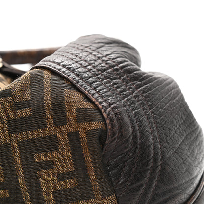 Fendi Zucca Nappa Nuvolata Vitello Tortuga Small Spy Tobacco Moro 13 of 14