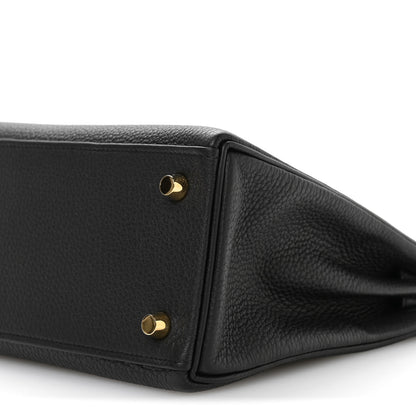 Hermes Togo Kelly Retourne 25 Black 10 of 11