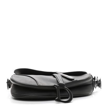 Christian Dior Ultra Matte Calfskin Saddle Bag Black 4 of 10