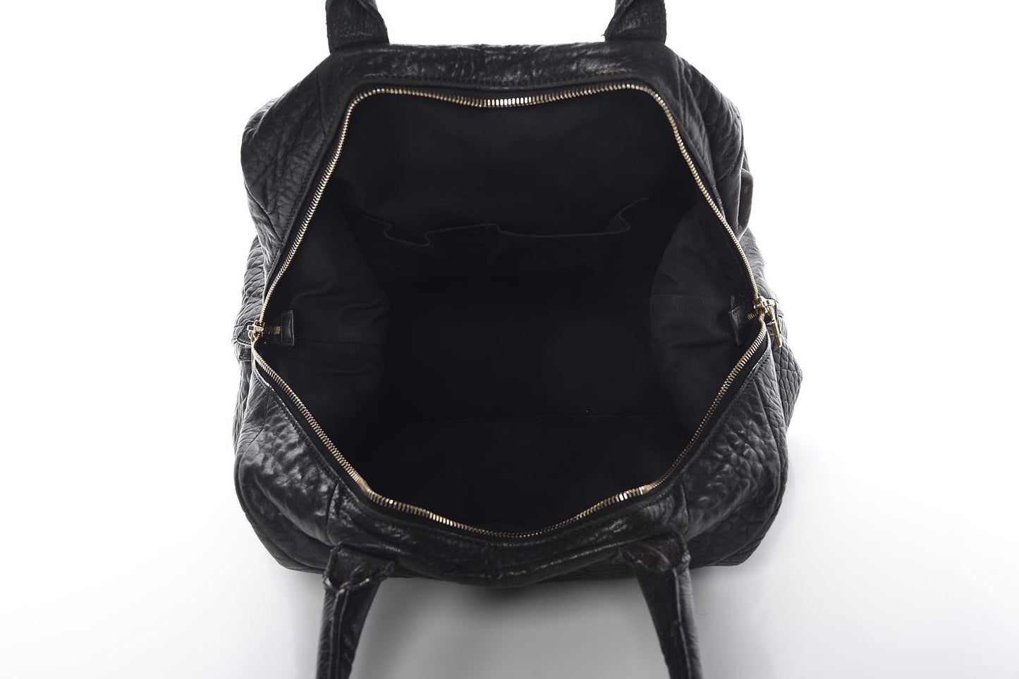 Pebbled Lambskin Medium Easy Sac Black