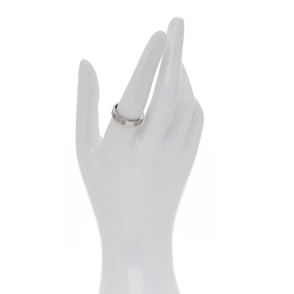 Cartier 18K White Gold 3.5mm LOVE Wedding Band Ring 58 8.5 2 of 4
