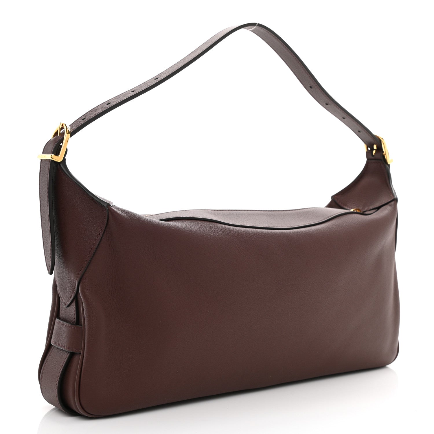 Celine Supple Calfskin Medium Romy Shoulder Bag Hickory 3 of 9