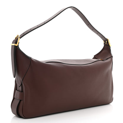 Celine Supple Calfskin Medium Romy Shoulder Bag Hickory 3 of 9