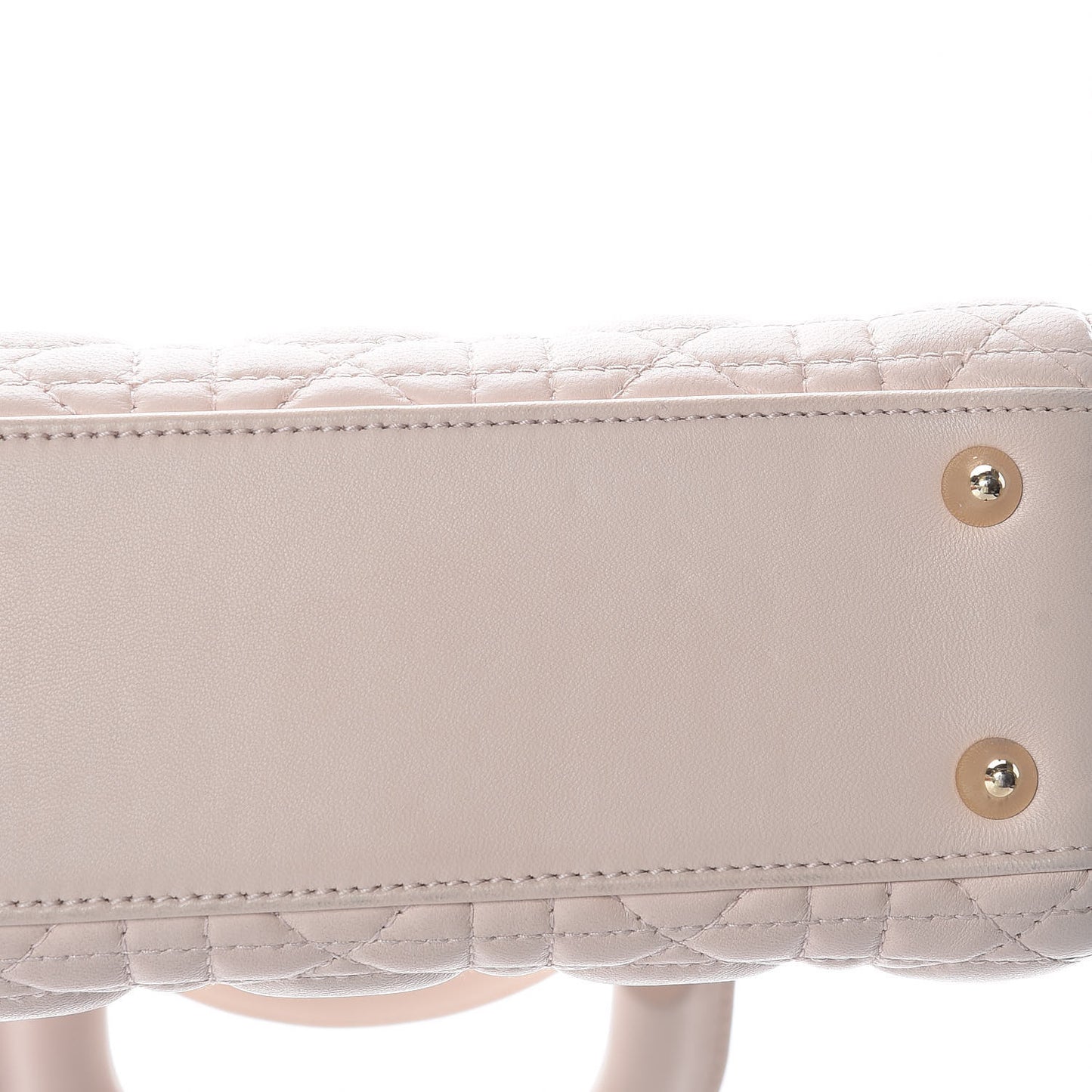 Lambskin Cannage Small Lucky Badges My Lady Dior Pink