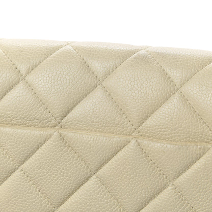 Chanel Caviar Quilted Medium Single Flap Ivory 10 of 14