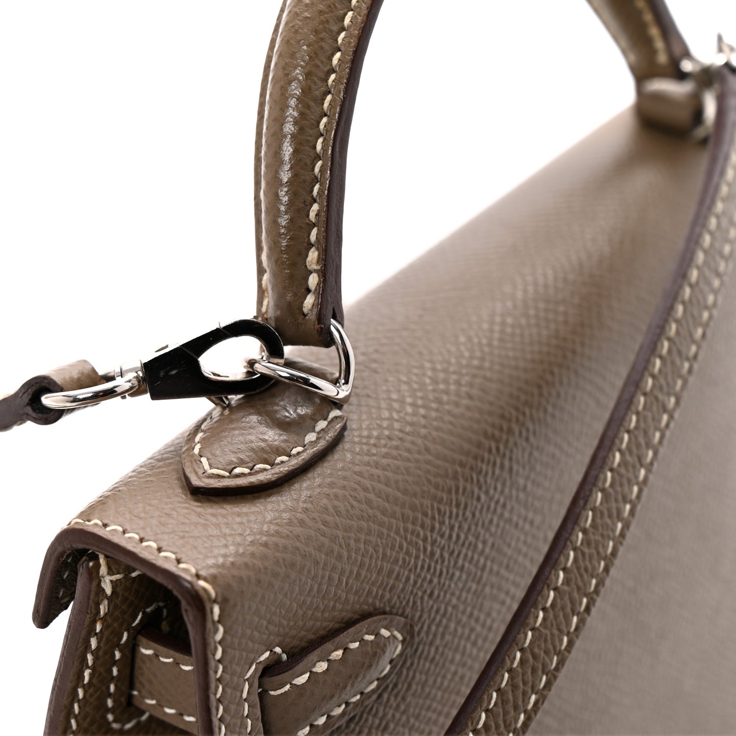 Epsom Mini Kelly Sellier 20 Etoupe
