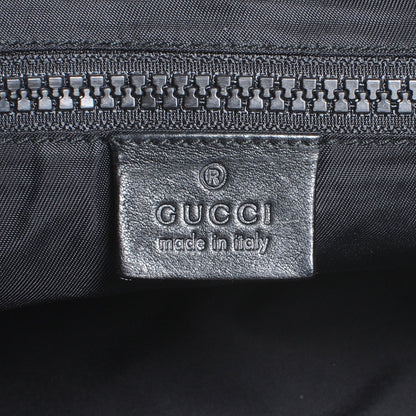 Gucci Canvas Web Viaggio Flight Bag Black 6 of 7