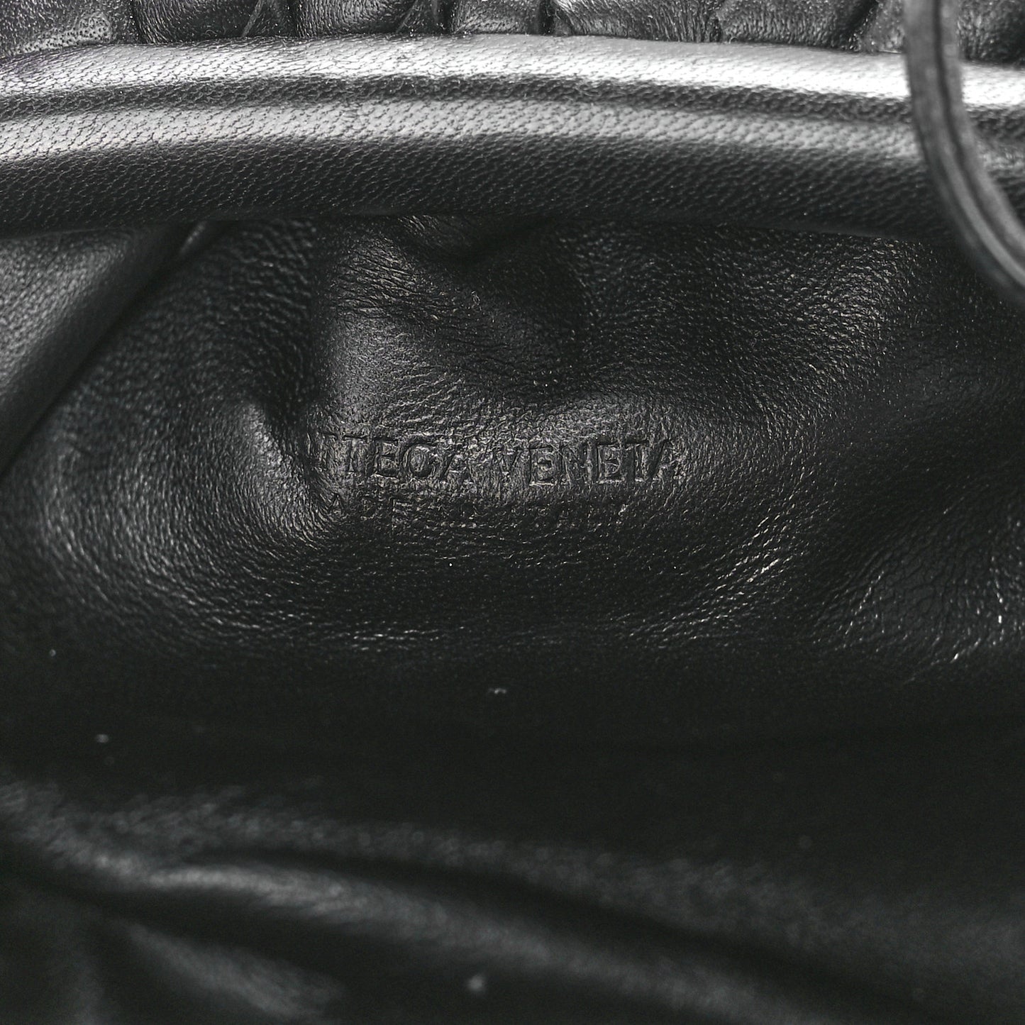 Nappa Intrecciato The Mini Pouch Black