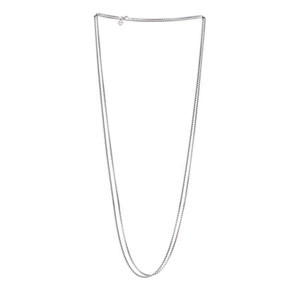 David Yurman Sterling Silver 14K Yellow Gold 2.7mm Box Chain Necklace 72" 3 of 4