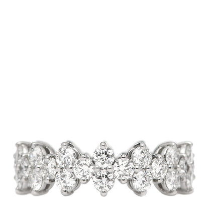 Tiffany Platinum Diamond Aria Eternity Ring 51 5.75 1 of 4