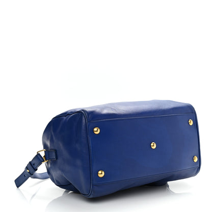 Saint Laurent Calfskin Classic Duffle 6 Blue 4 of 16