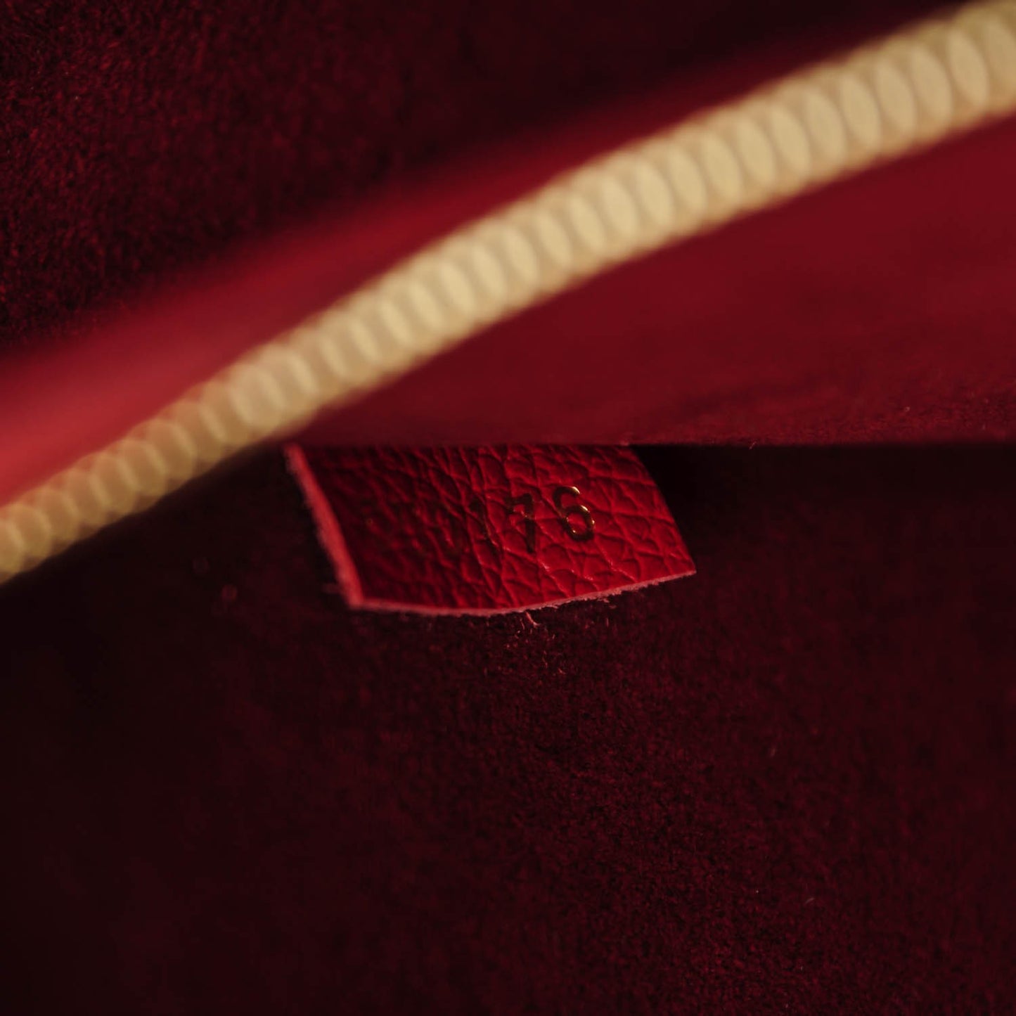 Calfskin Monogram Kimono Tote Cherry