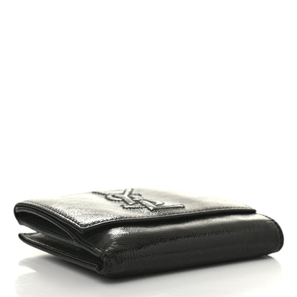 Saint Laurent Goatskin Belle de Jour French Wallet Black 4 of 18