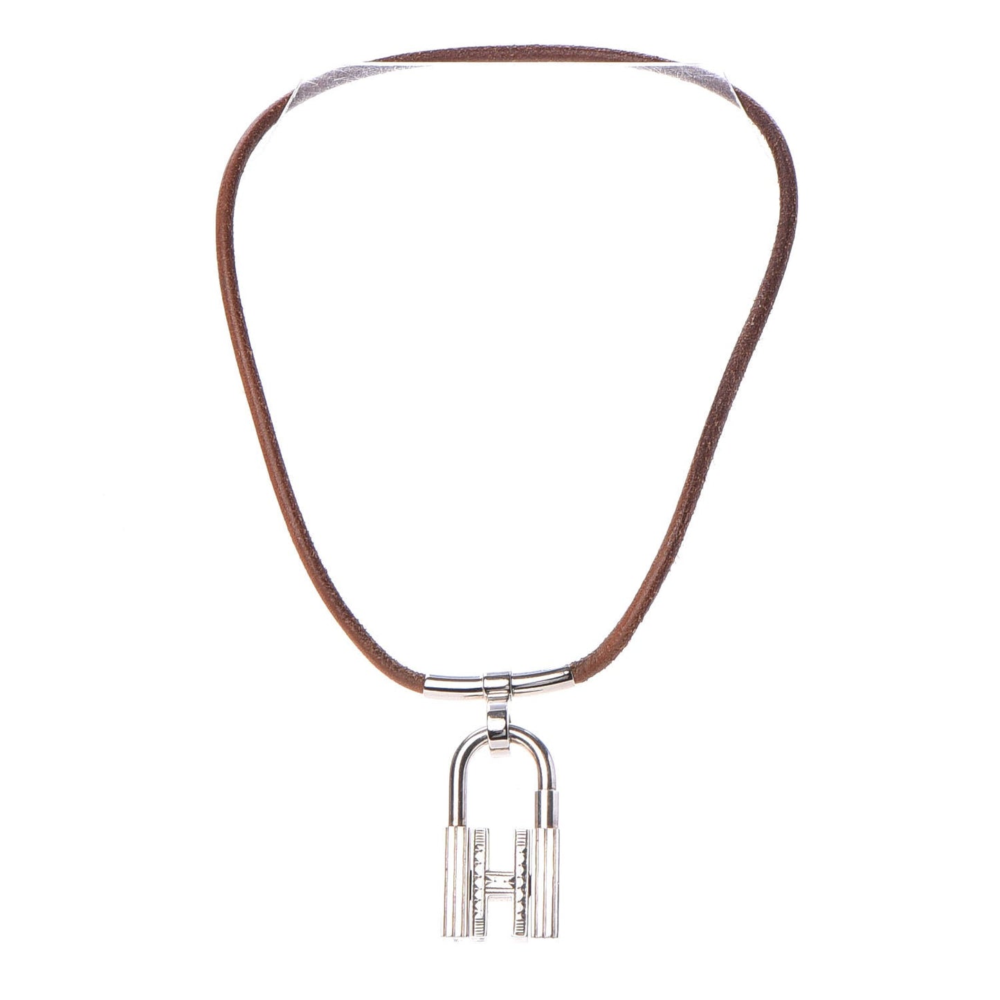 Sterling Silver Natural Bridle Touareg Cadena Necklace Pendant Bouton