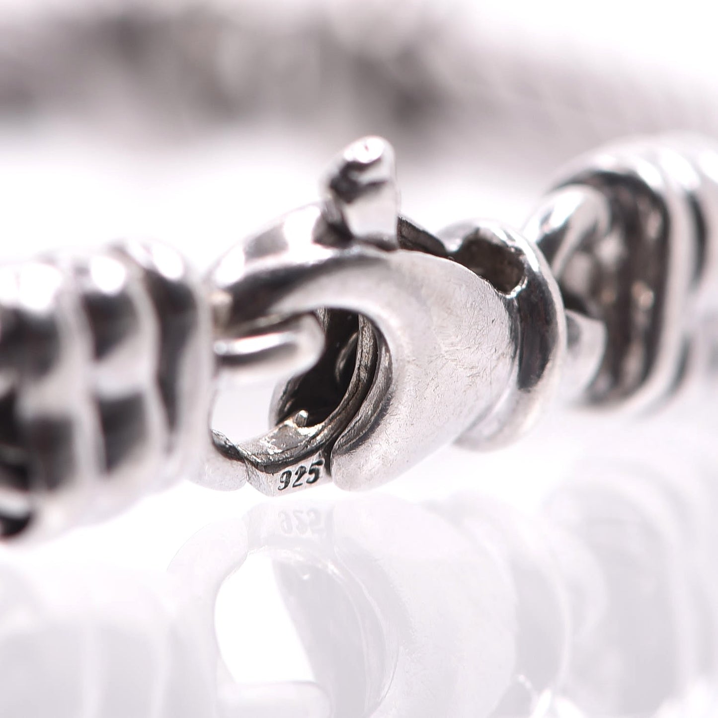 Sterling Silver 14K White Gold Diamond 3mm Crossover Bracelet
