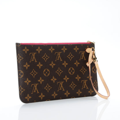 Louis Vuitton Monogram Neverfull MM GM Pochette Pivoine 3 of 8