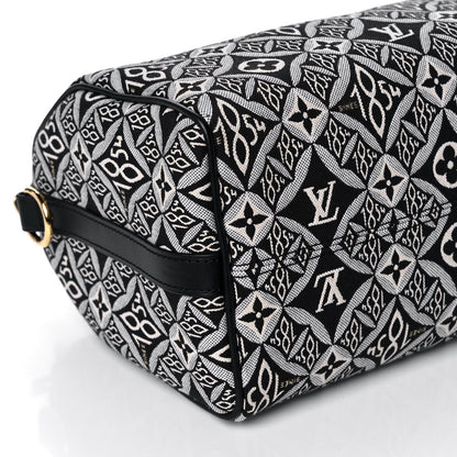 Louis Vuitton Jacquard Since 1854 Speedy Bandouliere 25 Grey 10 of 12