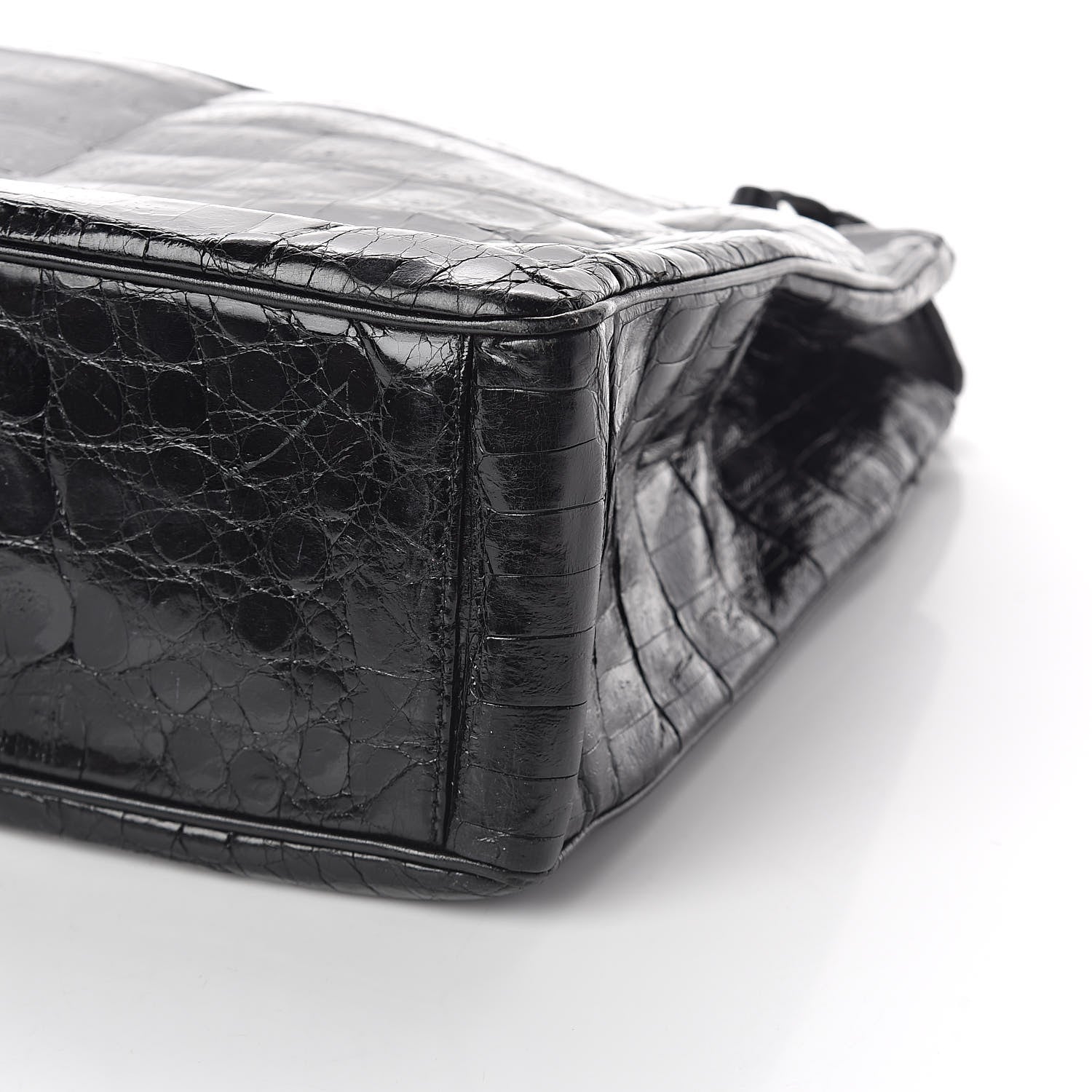 Chanel Alligator Tote Black 10 of 16