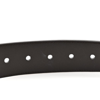 Gucci Monogram Dollar Calfskin 40mm Belt 100 40 Beige Ebony Testa Di Moro 3 of 4