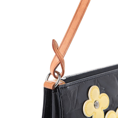 Louis Vuitton Vernis Lexington Fleurs Pochette Black 11 of 13