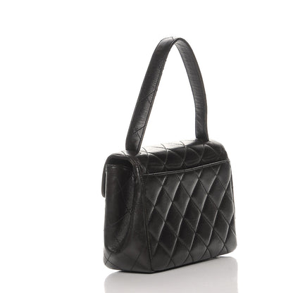 Chanel Lambskin Mini Kelly Flap Bag Black 3 of 9