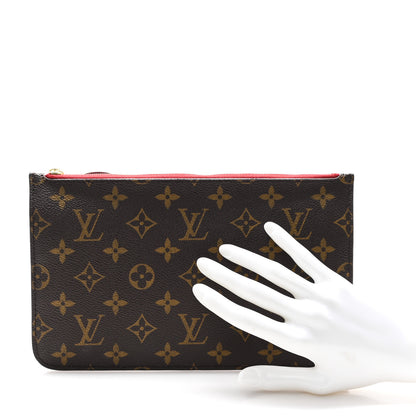 Louis Vuitton Monogram Neverfull MM GM Pochette Cherry 2 of 6