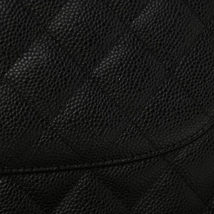 Chanel Caviar Quilted Jumbo Double Flap Black 17 of 18