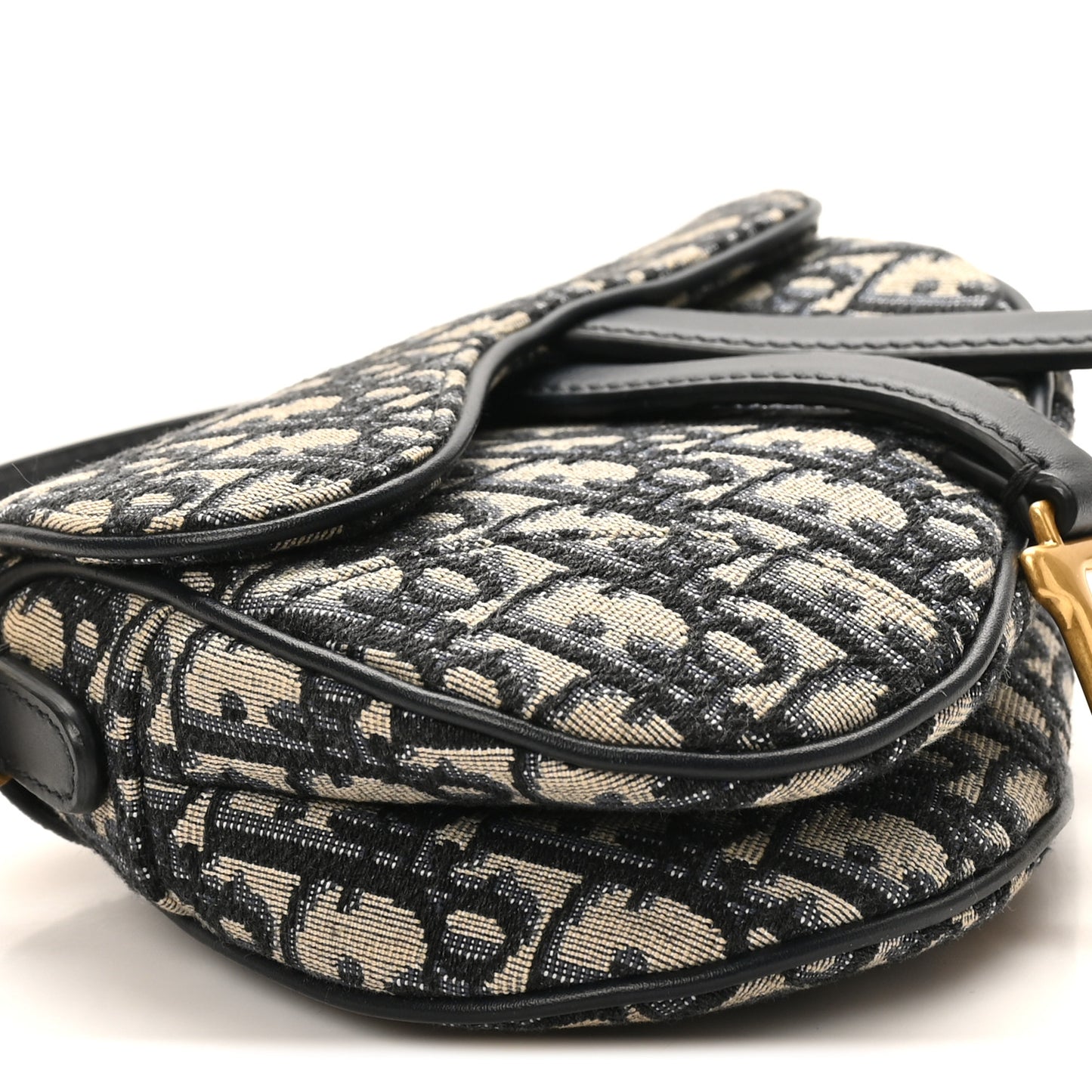 Oblique Mini Saddle Bag Blue