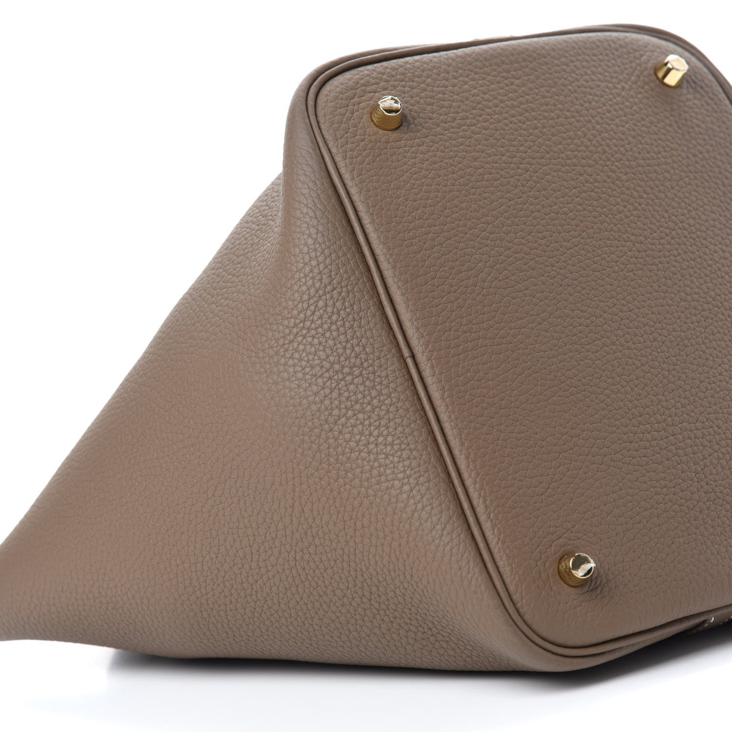 Hermes Taurillon Clemence Picotin Lock 22 MM Etoupe 6 of 11