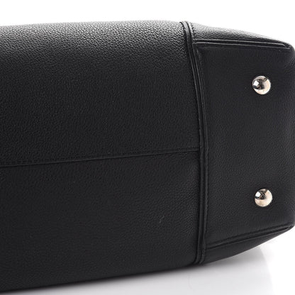 Louis Vuitton Veau Cachemire Soft Lockit MM Black 9 of 11
