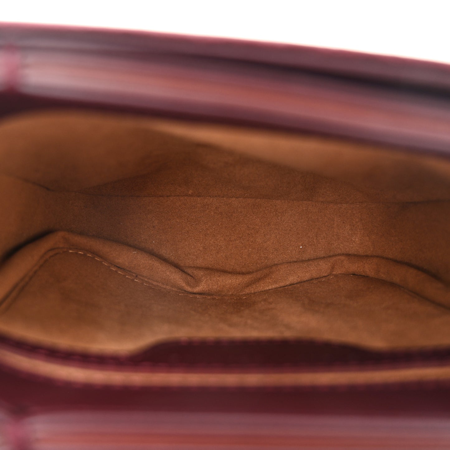 Velvet Mini Falabella Box Shoulder Bag Burgundy