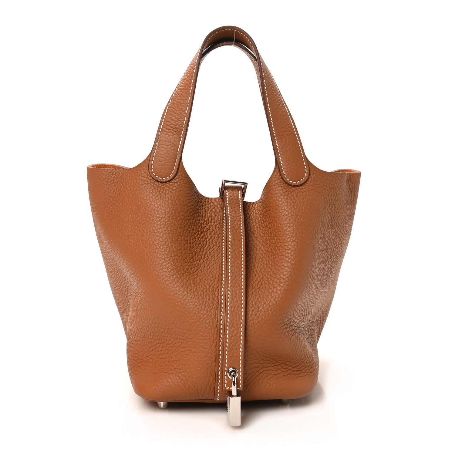 Hermes Taurillon Clemence Picotin Lock 18 PM Gold 1 of 11