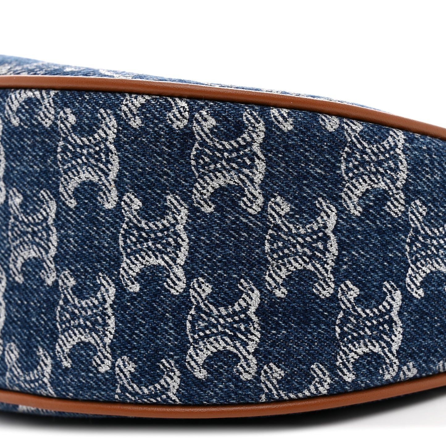 Denim Triomphe Ava Shoulder Bag Blue