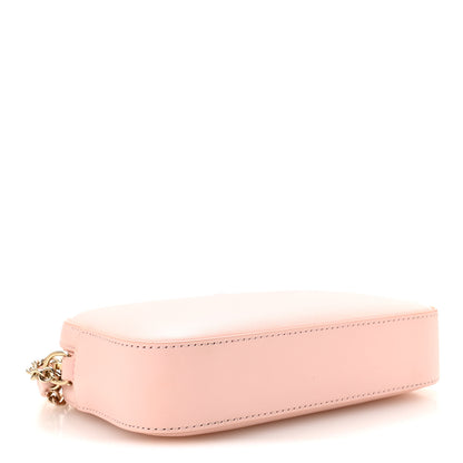 Gucci Dollar Calfskin Enamel Super Mini GG Marmont Chain Shoulder Bag Light Pink Blue 4 of 10