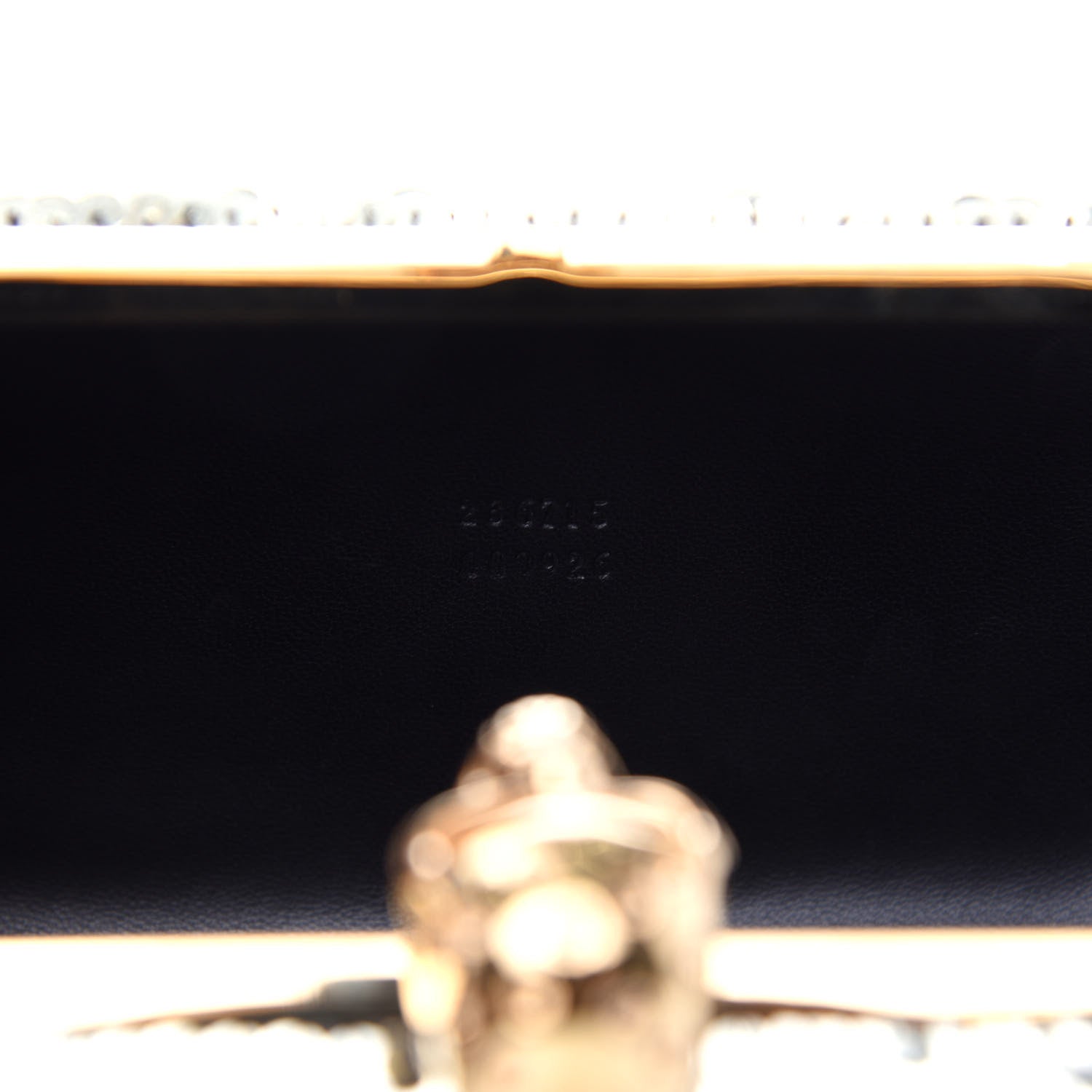 Alexander McQueen Sequin Skull Box Clutch Metallic 7 of 7