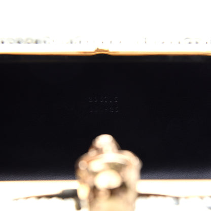 Alexander McQueen Sequin Skull Box Clutch Metallic 7 of 7