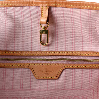 Louis Vuitton Damier Azur Neo Neverfull GM Rose Ballerine 9 of 10