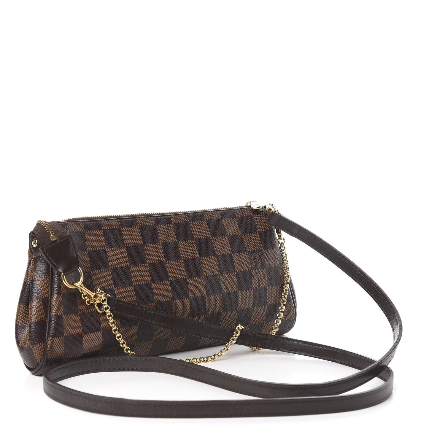 Louis Vuitton Damier Ebene Eva Clutch 3 of 11