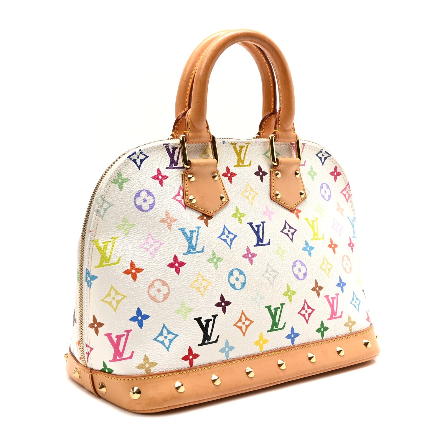 Louis Vuitton Monogram Multicolor Alma White 3 of 9