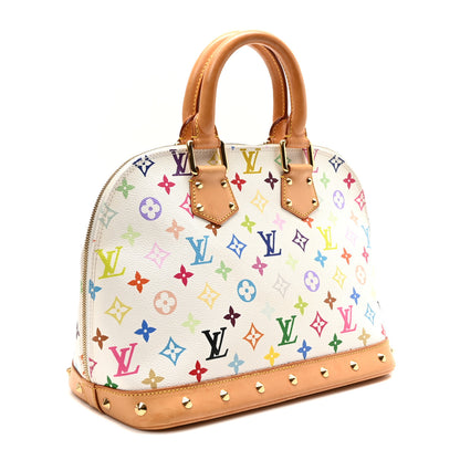 Louis Vuitton Monogram Multicolor Alma White 3 of 9
