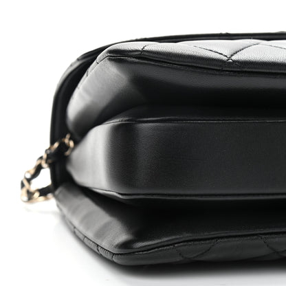 Chanel Lambskin Quilted Small Trendy CC Dual Handle Flap Bag Black 8 of 10